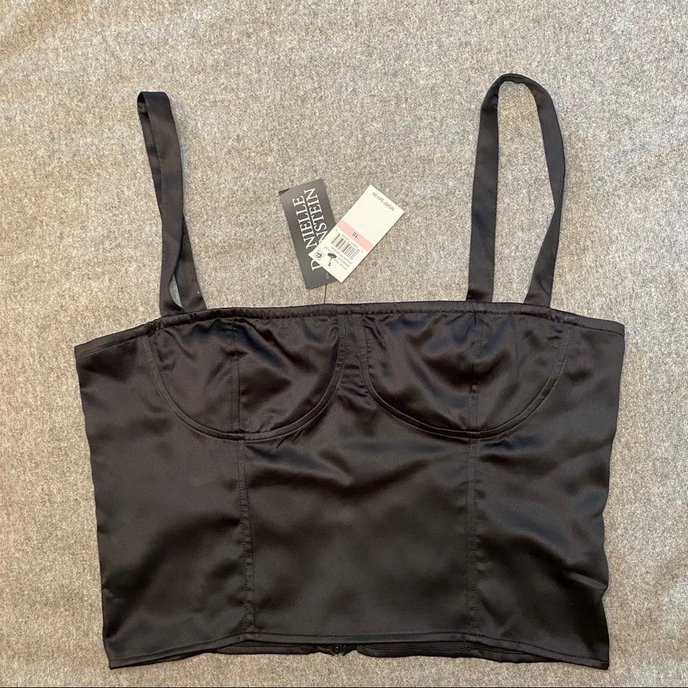 WeWoreWhat Danielle Bernstein Bustier Top NWT